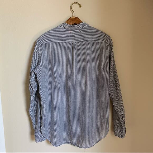 Xirena Easton Striped Button Down Shirt XS - Picture 10 of 12
